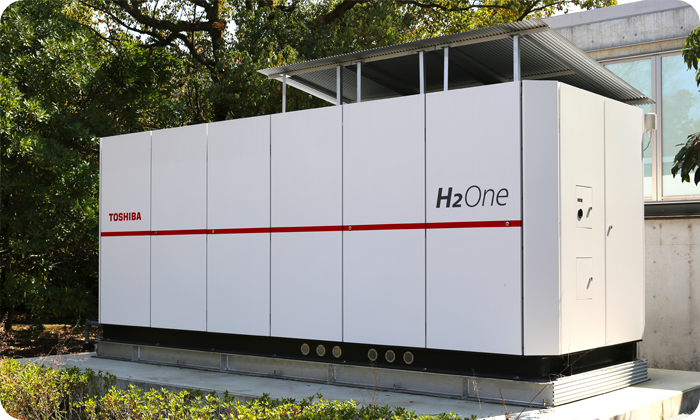グリーン水素を製造、貯蔵、使用する設備「H2One™」(画像)